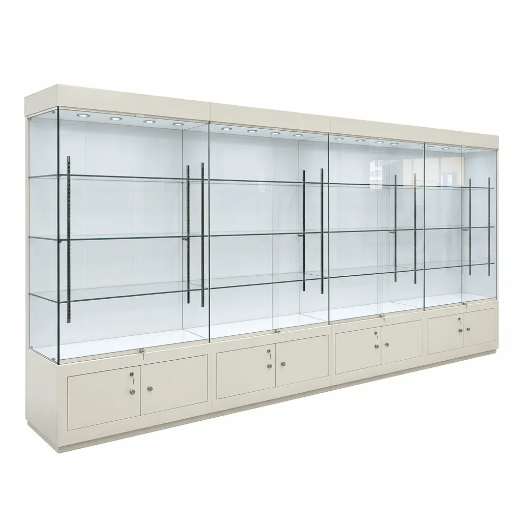 Trophy Display Cases Cabinets For Sale | School Office Showcases – custom retail display image 5