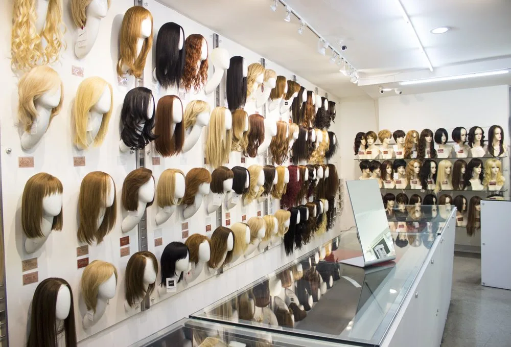 Wig Store Design | Hair Extensions Shop Retail Displays – Luxury Wig Retail Shop Design Interior Decoration Display Furniture