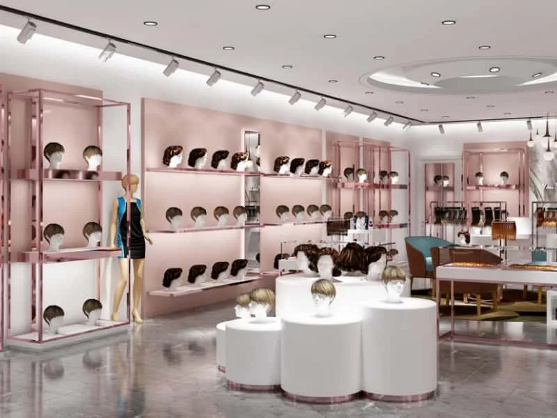 Salon Furniture Equipment For Sale – Wig Store Displays image 16