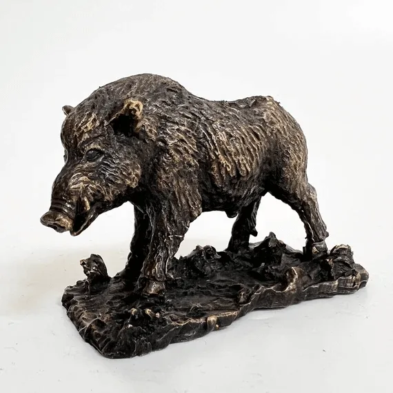 Wild Boar Statues Sculptures For Sale | Bronze Fiberglass – custom retail display image 1