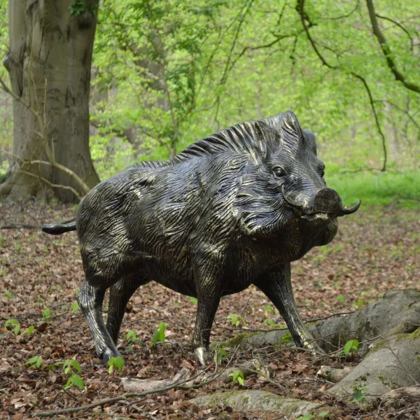 Wild Boar Statues Sculptures For Sale | Bronze Fiberglass – custom retail display image 6