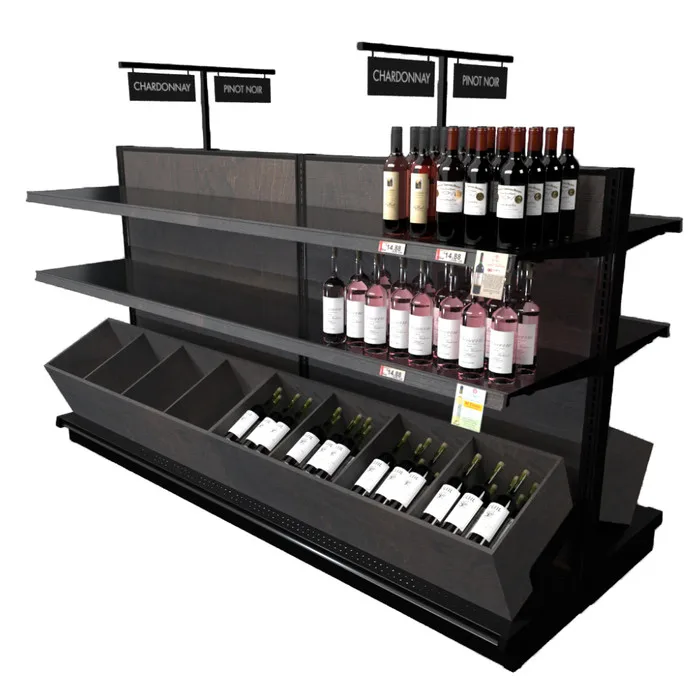 Black Display Showcases Cabinets With Glass Doors – custom retail display image 3