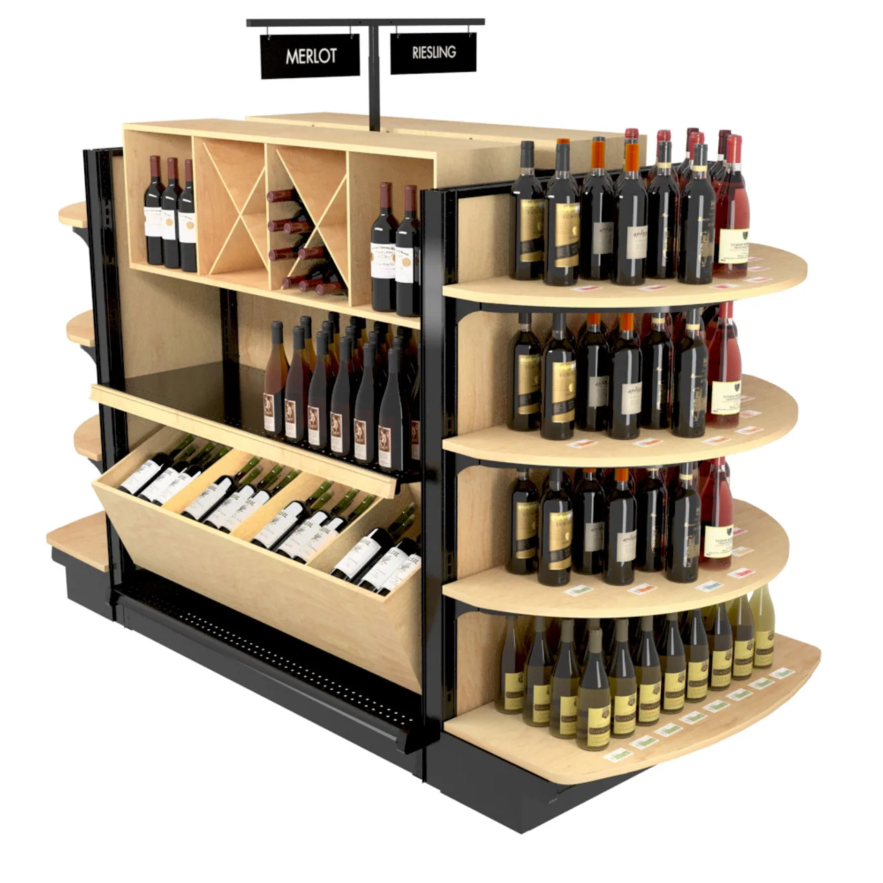 Wine Racks Cabinets For Sale | Custom Wine Cellars – custom retail display image 3