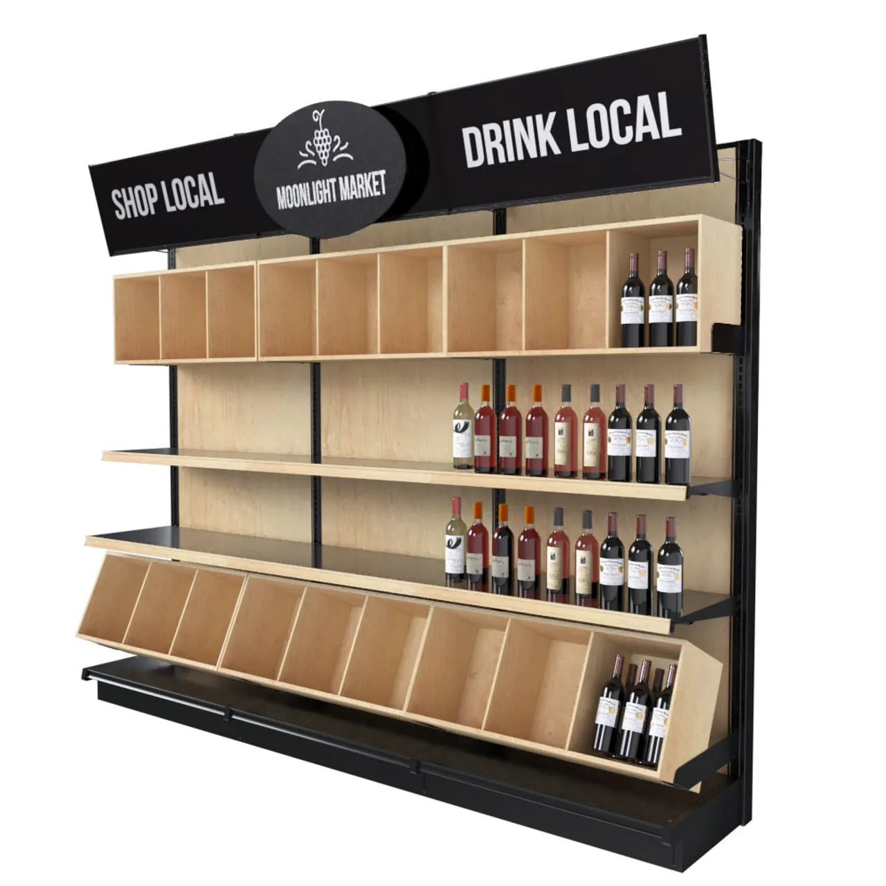 Wine Racks Cabinets For Sale | Custom Wine Cellars – custom retail display image 5