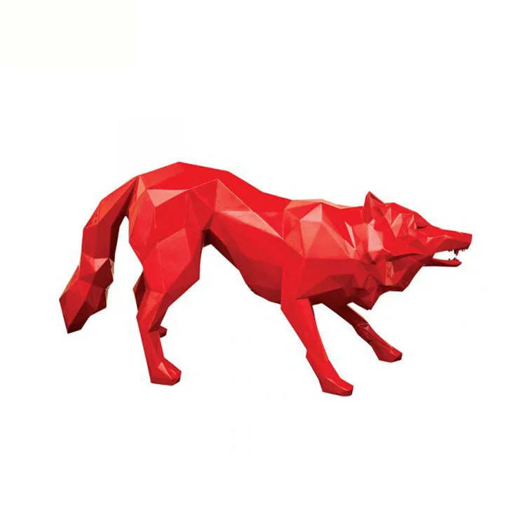 Life Size Wolf Statues for sale | Fiberglass Sculptures – custom retail display image 3