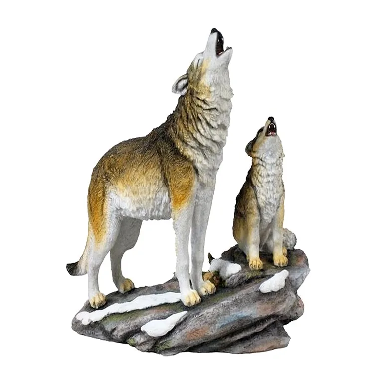 Life Size Wolf Statues for sale | Fiberglass Sculptures – custom retail display image 5