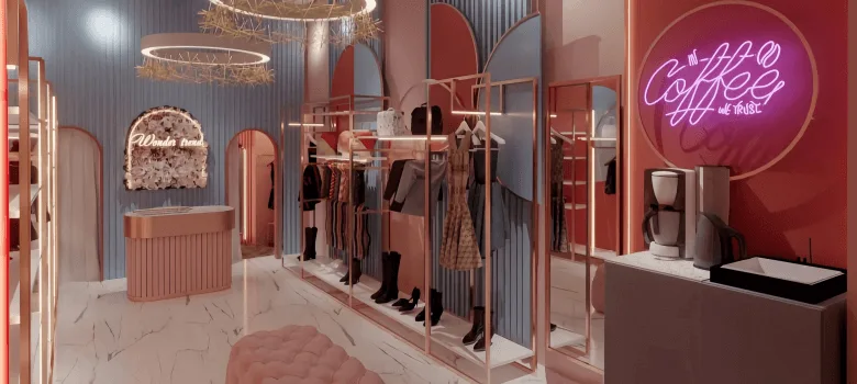 Women s Clothing Store Design | Fashion Shop Fittings – custom retail display image 12