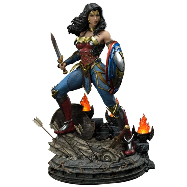 Wonder Woman Life-Size Statue | Fiberglass Movie Figures – custom retail display image 7