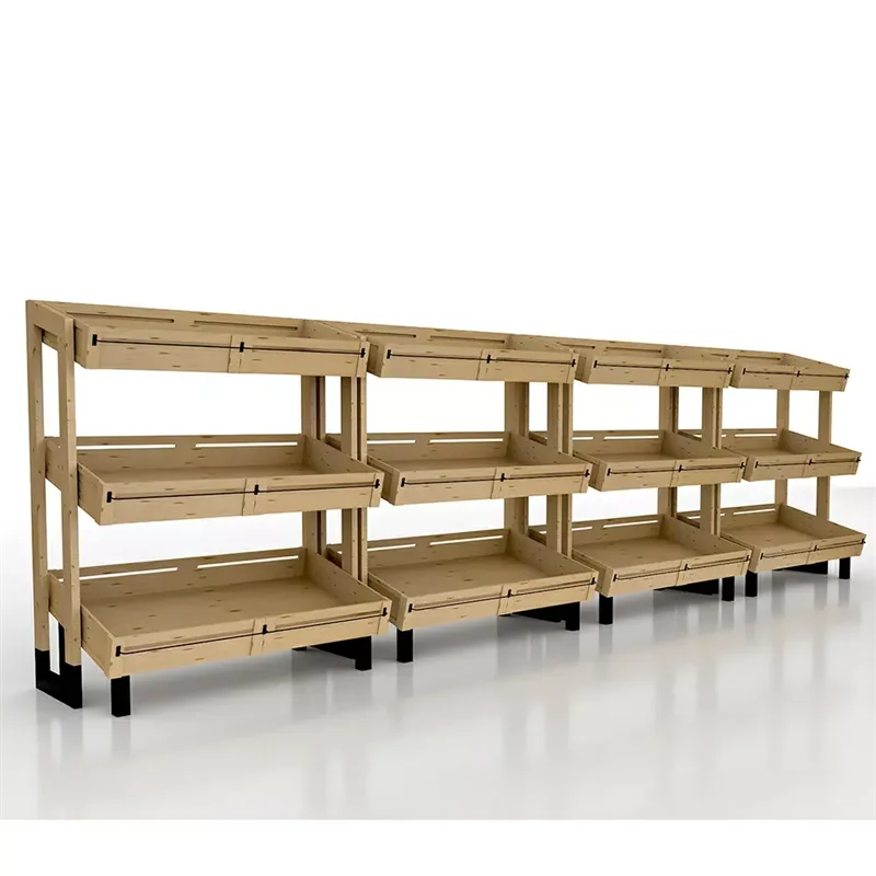 Wood Display Racks Shelves For Retail Stores – custom retail display image 3