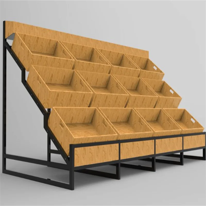 Wood Display Racks Shelves For Retail Stores – custom retail display image 142