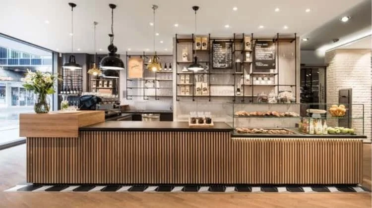 Restaurant Bar Counter For Sale | Wood, Metal Marble – custom retail display image 14