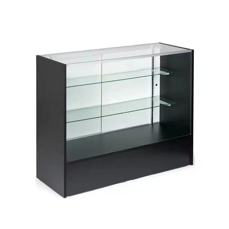 Wooden Display Counter | Glass Counter Cases For Shop – custom retail display image 2