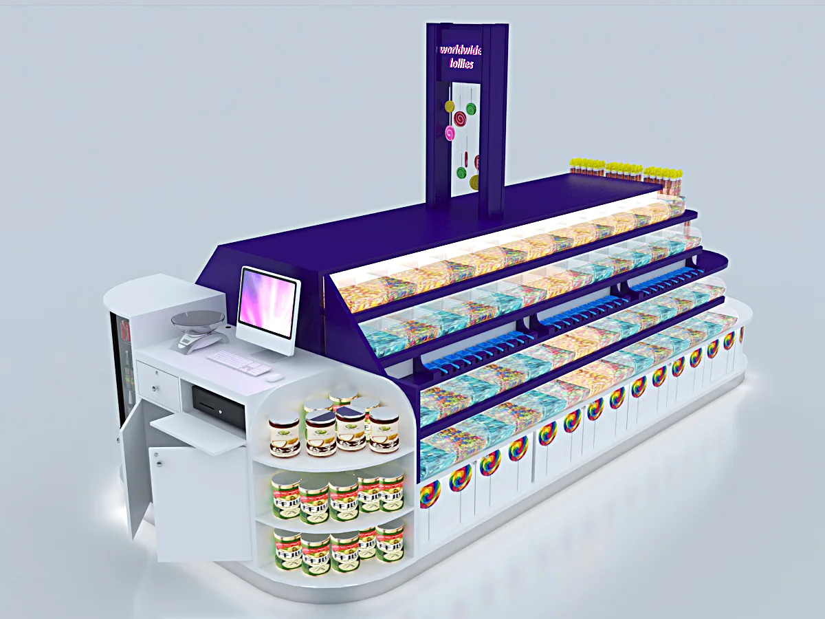 Candy Kiosk – US Mall Candy Kiosk 16ft×8ft | Single Unit Price $9000 image 13