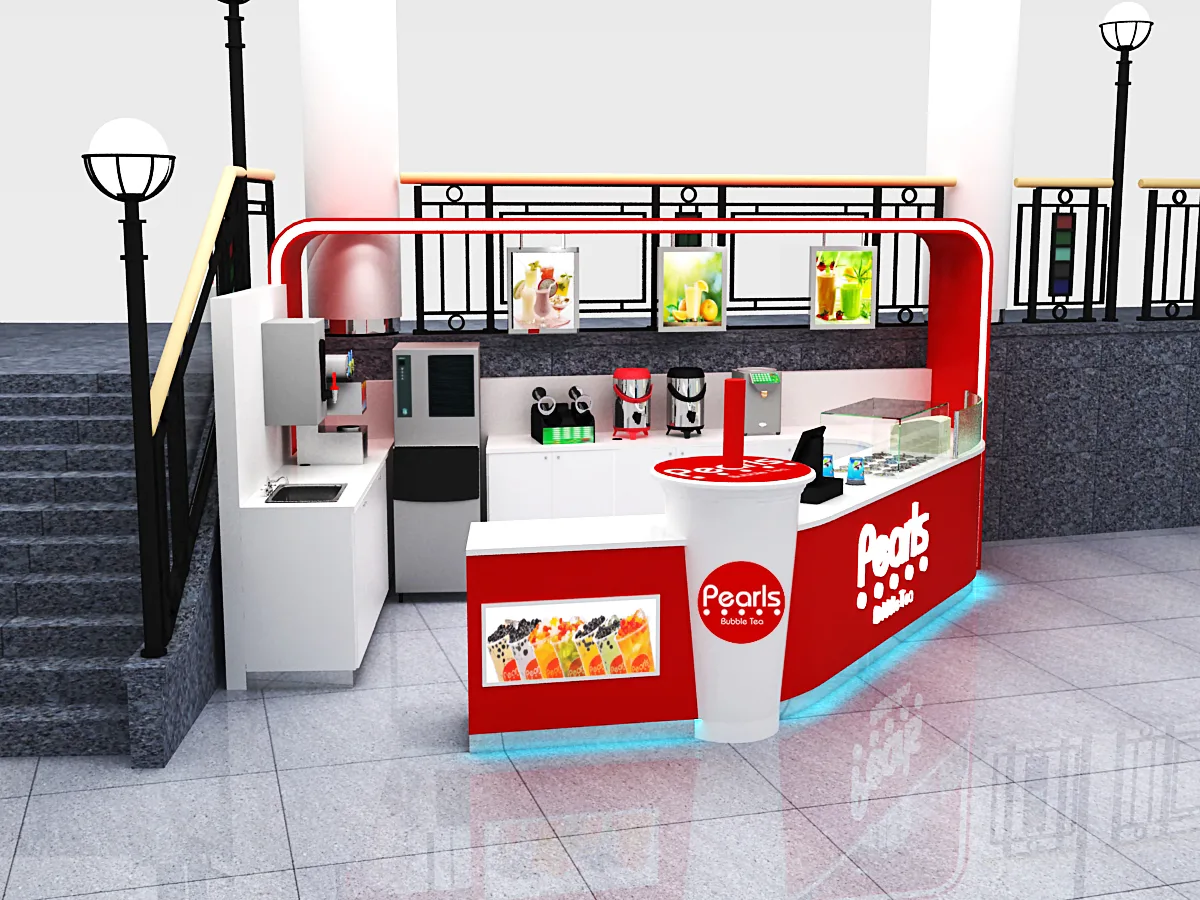 Bubble Tea Kiosk For Sale | Design Price – Spain Mall Crepe & Bubble Tea Kiosk 4m×3m | Price $6500 image 7