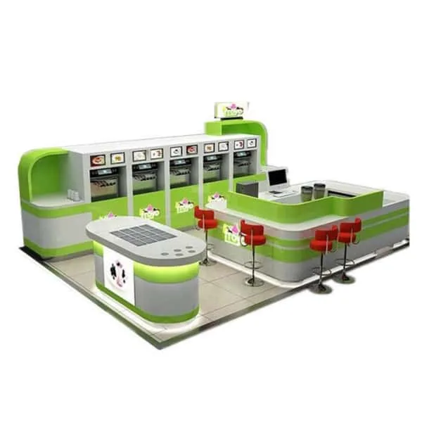 Ice Cream Shop Displays, Furniture Decoration – Self-Serve Yogurt Kiosk image 10