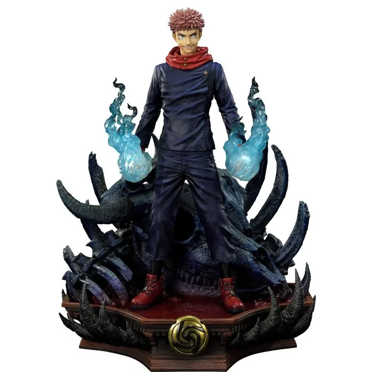 Jujutsu Kaisen Statues | Life Size Yuji Itadori, Gojo, Sukuna Anime Figures – custom retail display image 5