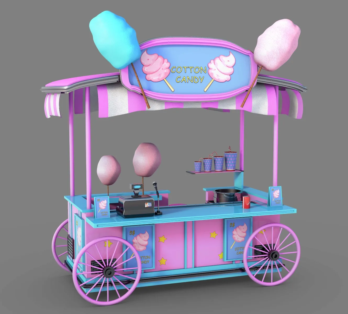 Candy Kiosk – custom retail display image 1